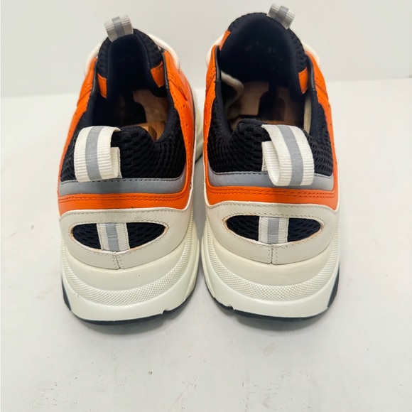 Dior B22 Sneaker ‘ White, Orange GREAT CONDITION! Size 9 - Picture 4 of 7